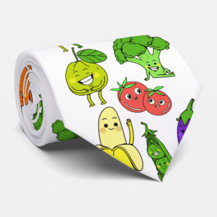 Frukt och grönsaker Tie Slips