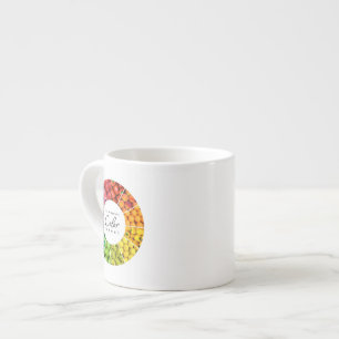 Frukt- och grönsakfärg rullar (12 färger) espressomugg