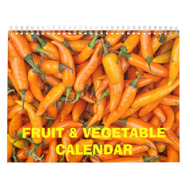 Frukt- och grönsakkalender kalender (Omslag)