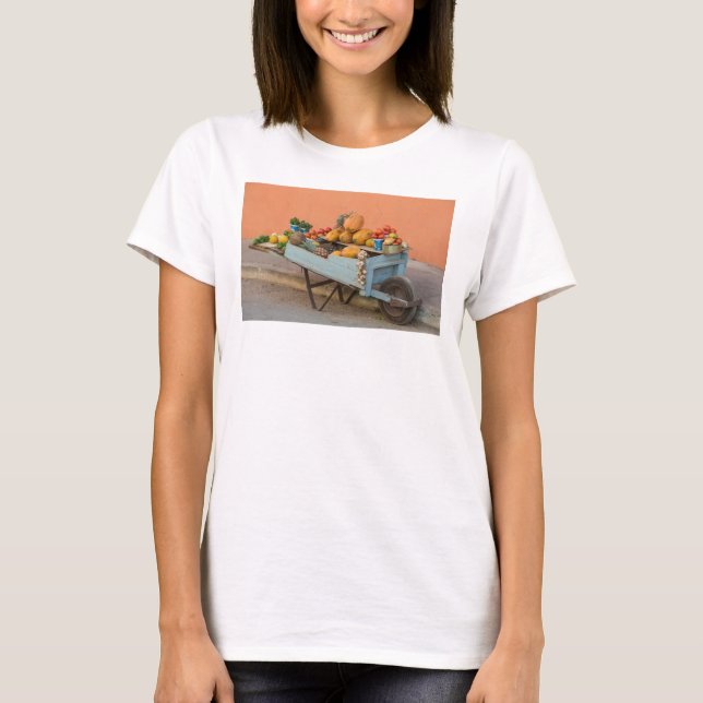 Frukt- och grönsakskarta, Kuba T-shirt (Framsida)