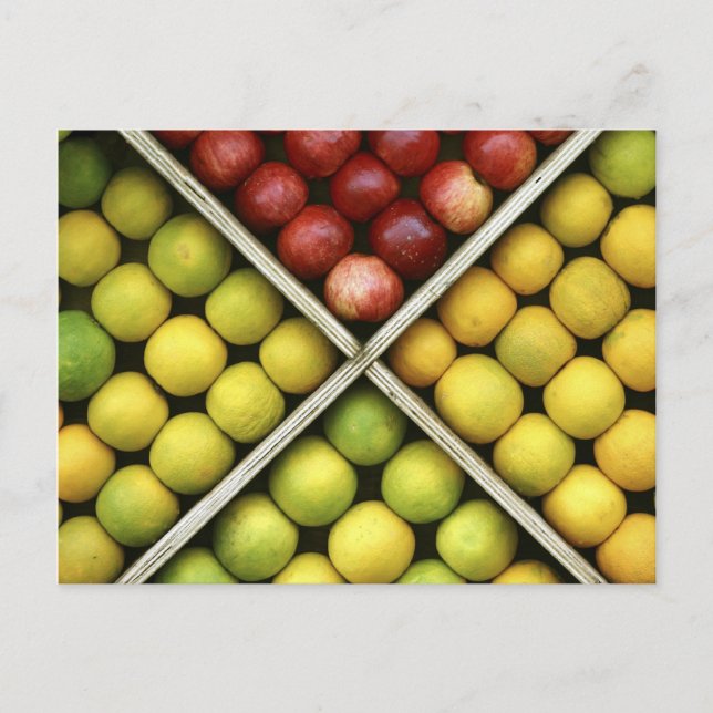 Frukt- och matvykort 10 vykort (Framsida)