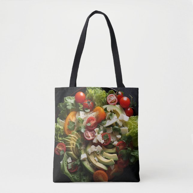 Frukt och SaladTote Tygkasse (Framsida)