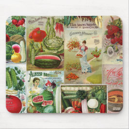 Frukt och Veggies kärnar ur katalogCollage Musmatta