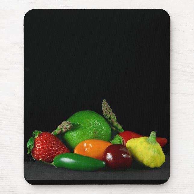 Frukt- och Veggies-musslor Musmatta (Framsidan)