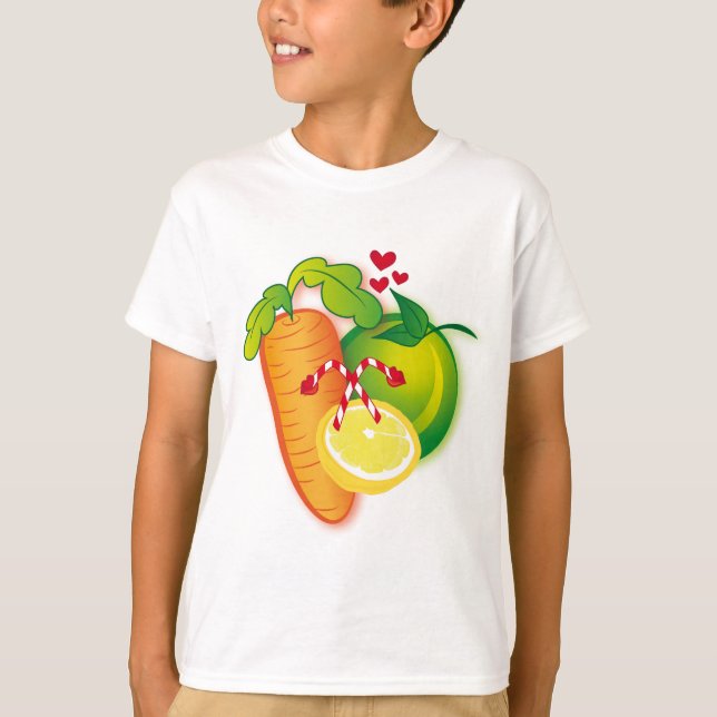 Frukt- och Veggiessten! T-shirt (Framsida)