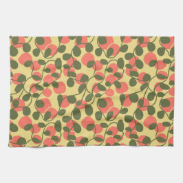 Frukt och vin kökshandduk