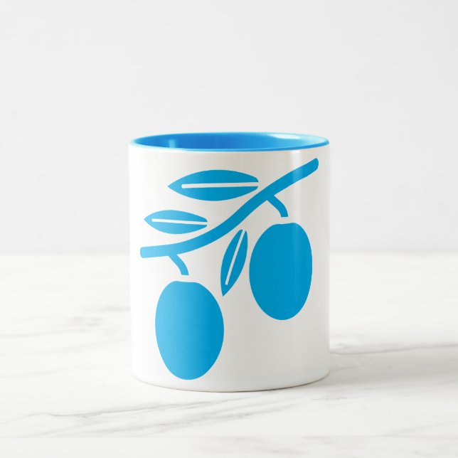 Frukt & Oljeträd Ikonmugg Två-Tonad Mugg (Center)