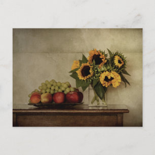 Frukt på plåt, Solros Bouquet-livet Vykort