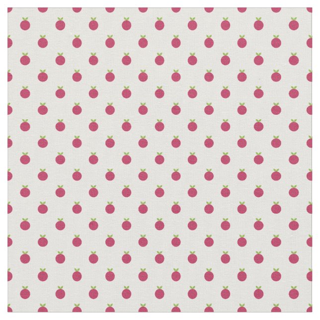 Frukt Polka dots Tyg (Närbild)
