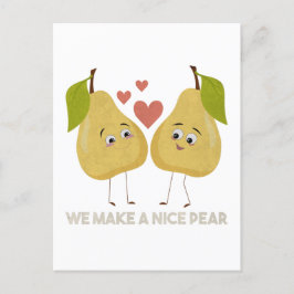 Frukt Pun: Vi gör ett fint Pear Vykort