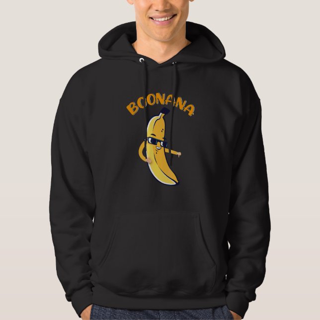 Frukt Puns Banan Hoodie (Framsida)