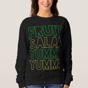 FRUKT SALAD YUMMY YUMMY Neon Grönt Gult T Shirt
