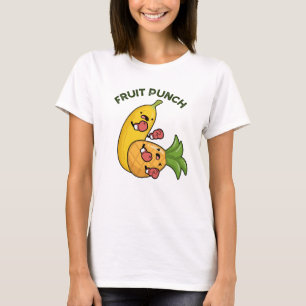 Frukt Slår Funny Drink Pun T Shirt