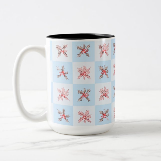 Frukt som påminner mig om vintern Två-Tonad mugg (Vänster)