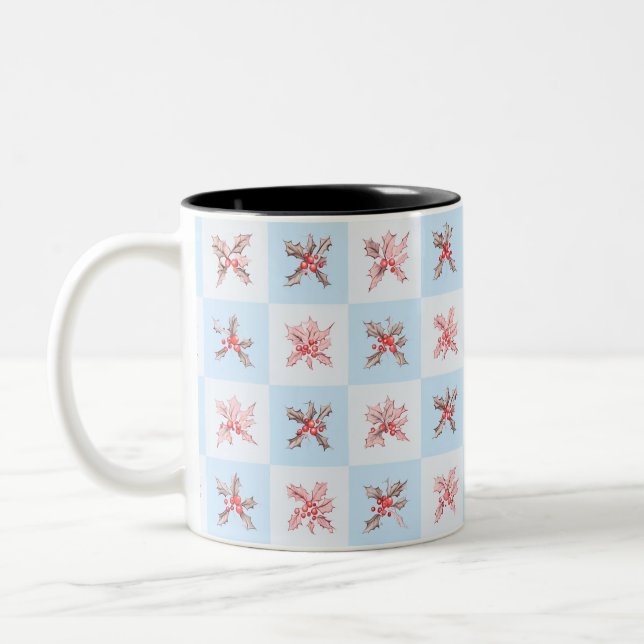 Frukt som påminner mig om vintern Två-Tonad mugg (Vänster)