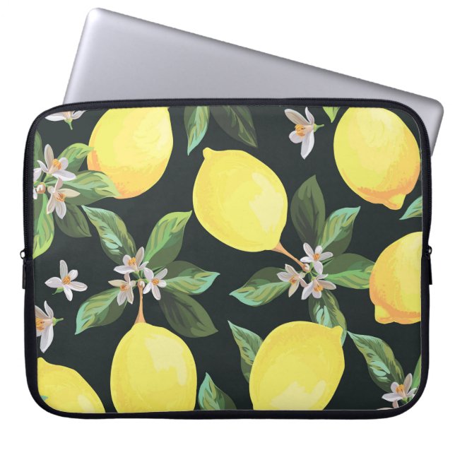 Frukt: Sömlös Mönster-design Laptop Fodral (Framsidan)