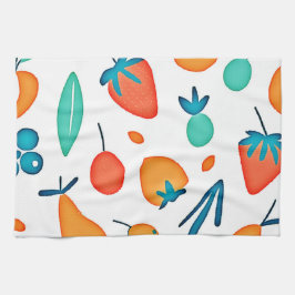 Frukt Stollig: Spelande Mönster Kökshandduk