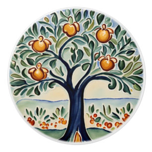 Frukt Träd Mediterranean Italy Rural People Art Knopp