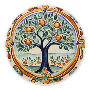 Frukt Träd Mediterranean Italy Rural People Art Knopp