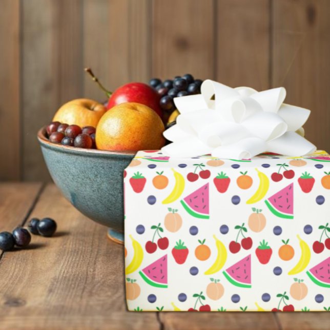 Frukt Two-tti Frutti 2-årsdag Presentpapper (Skapare uppladdad)