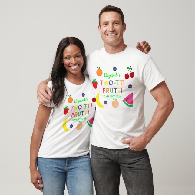 Frukt Two-tti Frutti 2-årsdag T Shirt (Unisex)