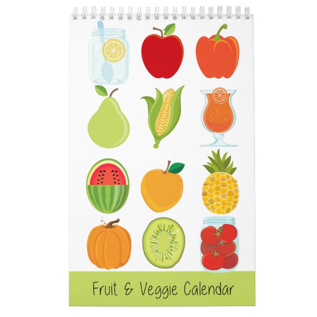 Frukt- & Veggiekalender Kalender (Omslag)