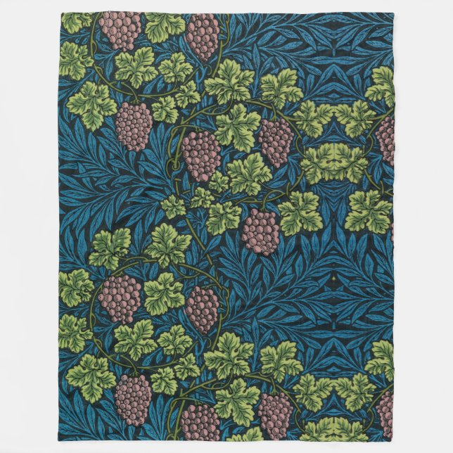 FRUKT VINDRUVOR MÖNSTER FLEECE BLANKET (Framsidan)