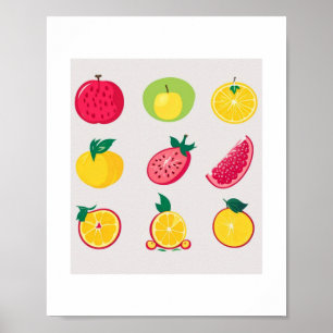 FRUKT WALL ART POSTER