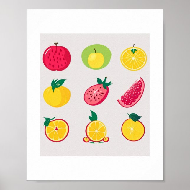 FRUKT WALL ART POSTER (Framsidan)