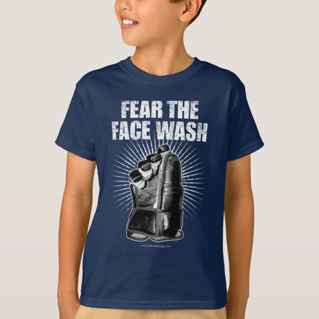 Frukta ansiktet tvättar (hockey) tee (Framsida)