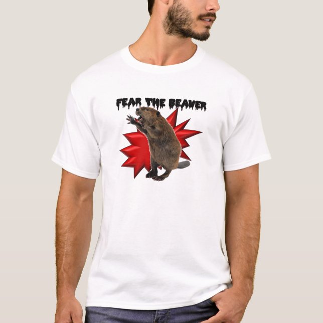 Frukta bäver tee shirt (Framsida)