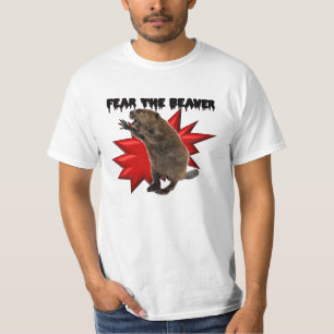Frukta bäver (värdera utslagsplatsen), tee shirt