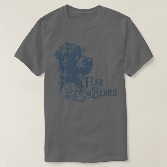 FRUKTA BEARD BLUE Classic TShirt T Shirt (Design framsida)