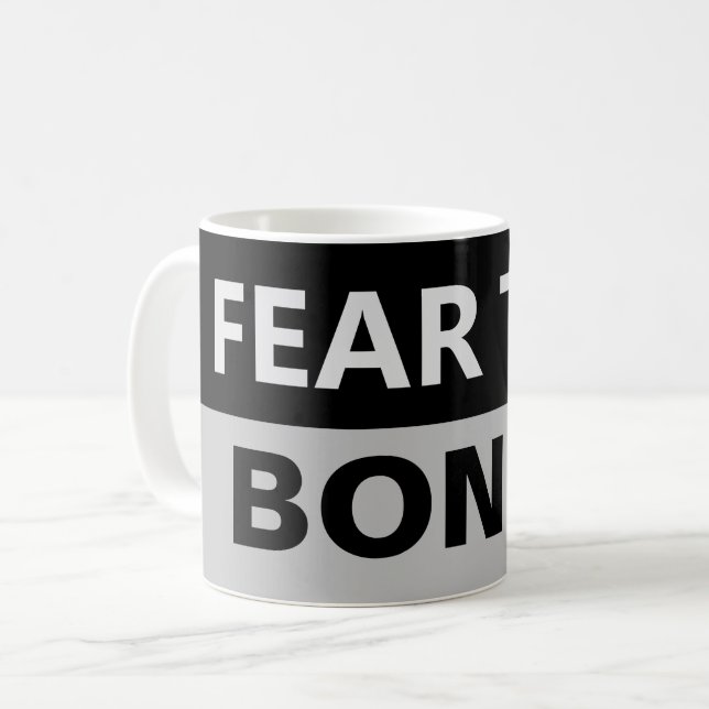 FRUKTA BONES Trombonist Trombone Kaffemugg (Framsida vänster)