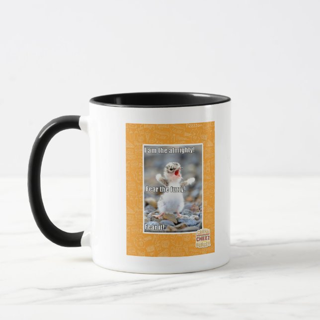Frukta det luddigt! mugg (Vänster)