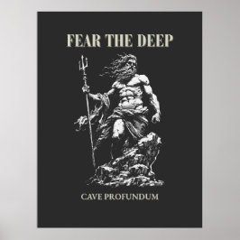 Frukta djupet – Poseidon mytisk Poster