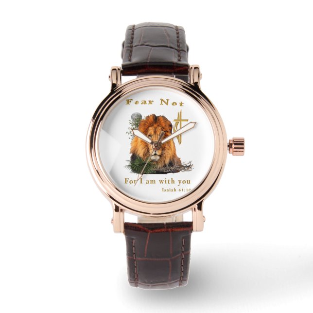 Frukta icke, ty jag är med dig armbandsur (Framsida)