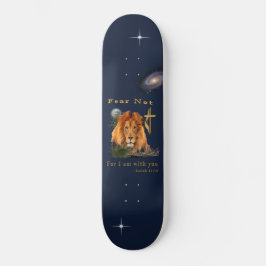 Frukta icke, ty jag är med dig mini skateboard bräda 18,5 cm