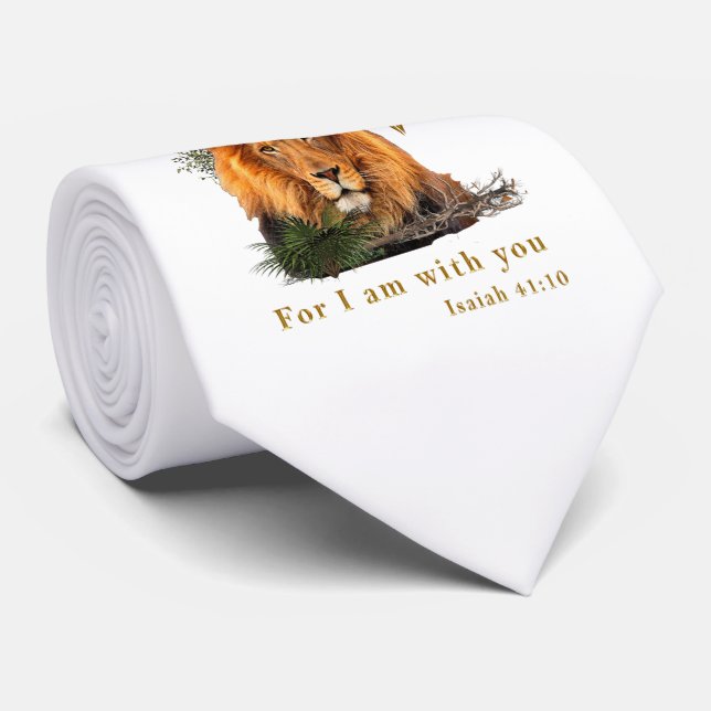 Frukta icke, ty jag är med dig slips (Rullad)