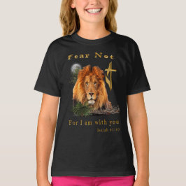 Frukta icke, ty jag är med dig t shirt