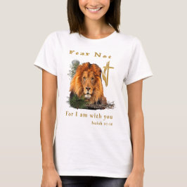 Frukta icke, ty jag är med dig t shirt