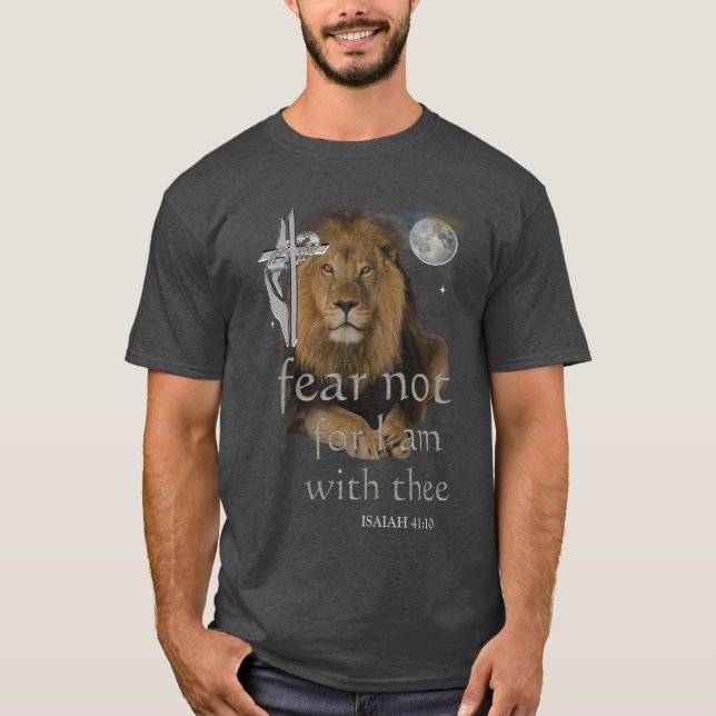 Frukta icke, ty jag är med dig t shirt (Framsida)