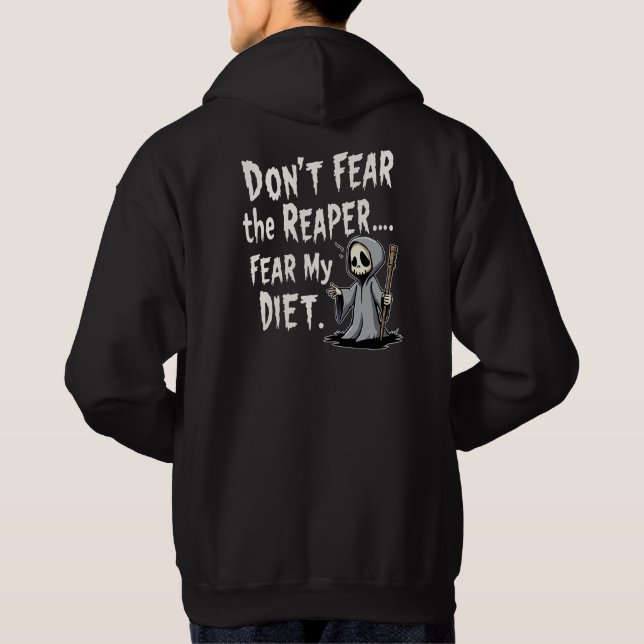 Frukta inte att jag blir rädd hoodie (Baksida)
