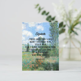 Frukta inte Bible Verse Nature Artwork Christian G Vykort