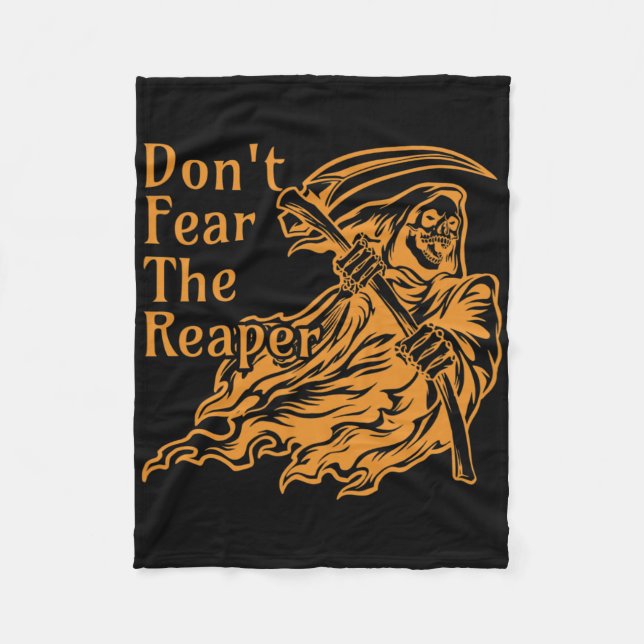 Frukta inte det bakåtsträvande dödskampen Reaper H Fleecefilt (Framsidan)