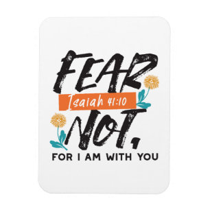 Frukta inte Isaiah Bible Verse Inspirational Desig Magnet
