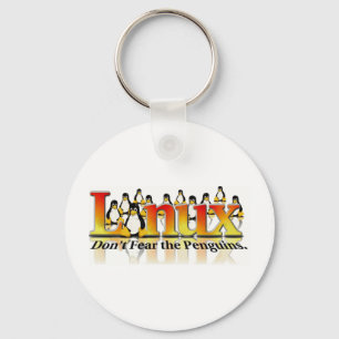 Frukta inte penguin nyckelring