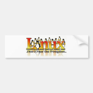 Frukta inte pingvinet bildekal