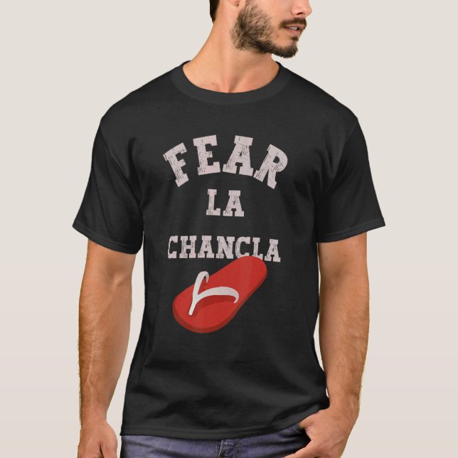 Frukta La Chancla Hispanic (Mexiko) T Shirt (Framsida)