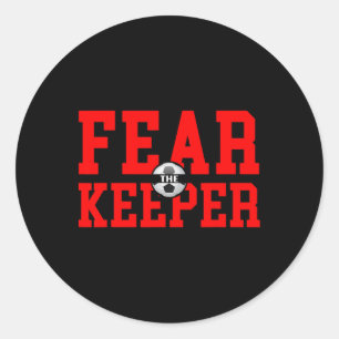Frukta Målvakten T-Shirt Fotboll Målvakt Keeper B Runt Klistermärke